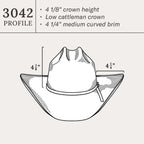 Fairfax 10X Straw Cowboy Hat