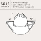 Lobo 10X Straw Cowboy Hat