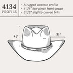 Seneca 4X Cowboy Hat