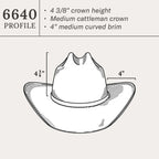 Maddock 10X Straw Cowboy Hat