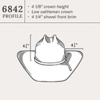 Stanhope 10X Straw Cowboy Hat