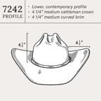 Shasta 10X Cowboy Hat - 4 1/4" Brim