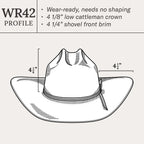 Saddleman 20X Straw Cowboy Hat