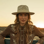 Andromeda Vented Straw Fedora