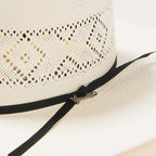 Saddleman 20X Open Crown Straw Cowboy Hat